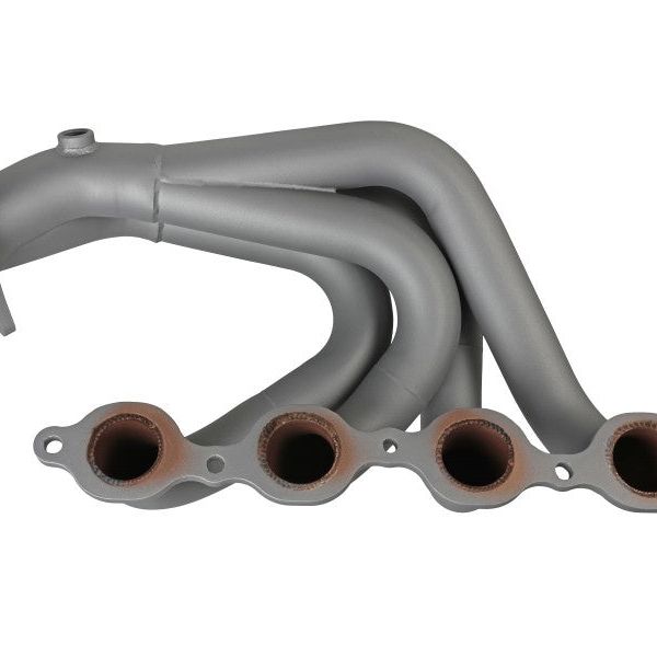 aFe Twisted 304SS Header 2020 Chevy Corvette (C8) 6.2L V8 - Titanium Ceramic Coated-tuningsupply.com