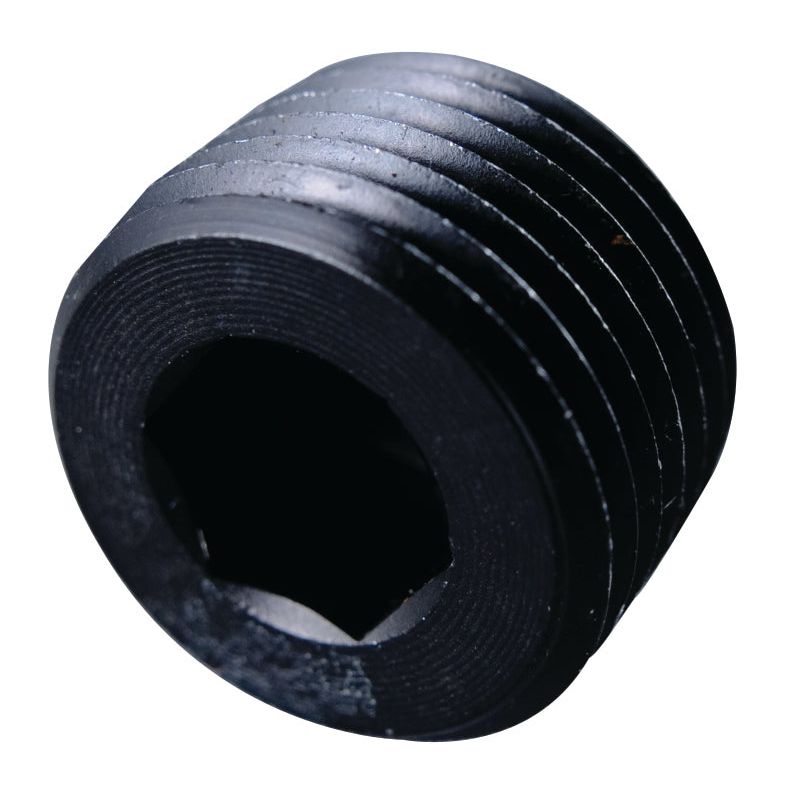 Fragola 1/2 NPT Pipe Plug- Internal Black-tuningsupply.com