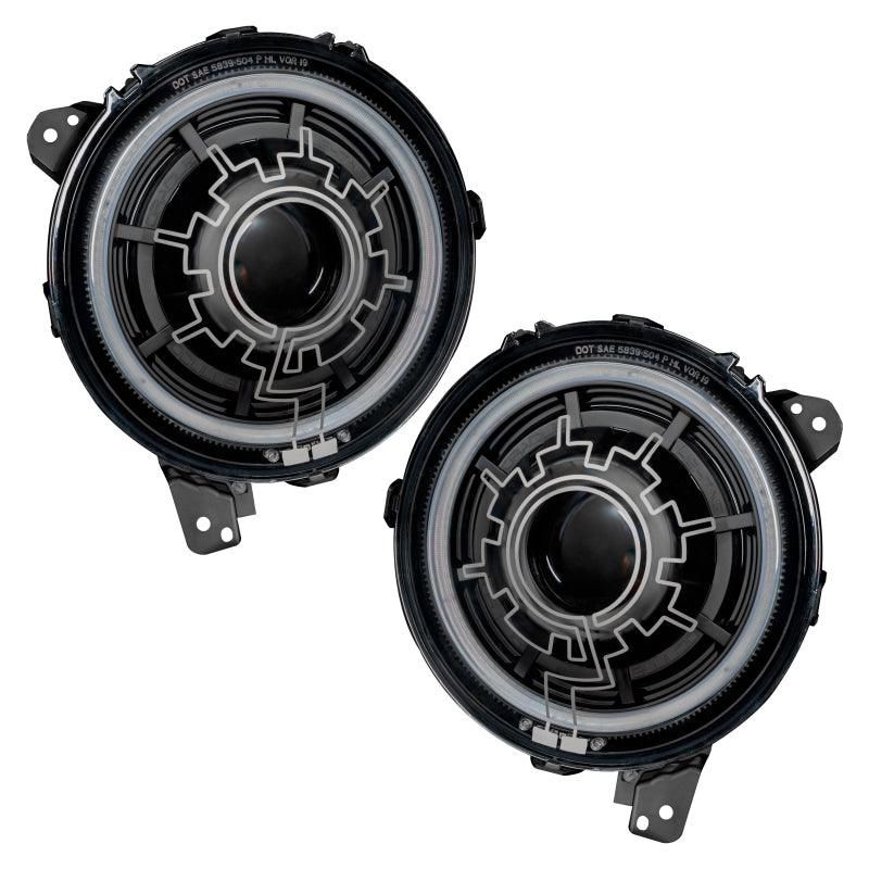 Oracle Lighting 18-22 Jeep Wrangler JL Oculus Bi-LED Projector Headlights SEE WARRANTY-tuningsupply.com