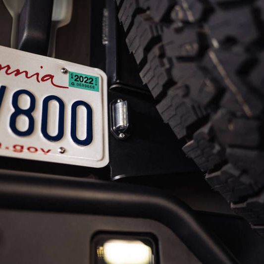 DV8 Offroad 21-23 Ford Bronco Rear License Plate Relocation Bracket-tuningsupply.com