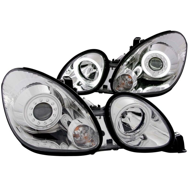 ANZO 1998-2005 Lexus Gs300 Projector Headlights w/ Halo Chrome-tuningsupply.com