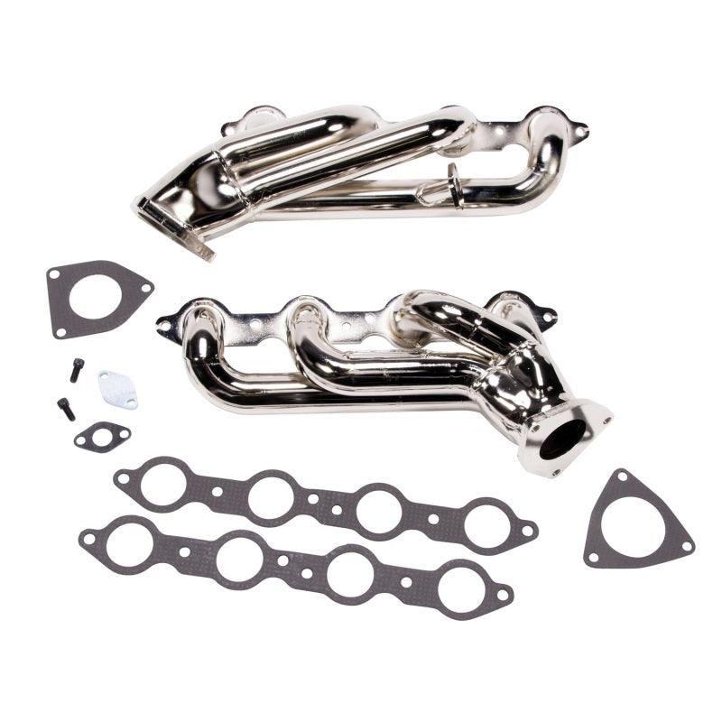 BBK 99-04 GM Truck SUV 6.0 Shorty Tuned Length Exhaust Headers - 1-3/4 Titanium Ceramic-tuningsupply.com