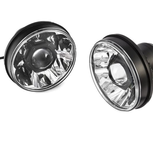 KC HiLiTES 07-18 Jeep JK (Not for Rubicon/Sahara) 7in. Gravity LED Pro DOT Headlight (Pair Pack Sys)-tuningsupply.com