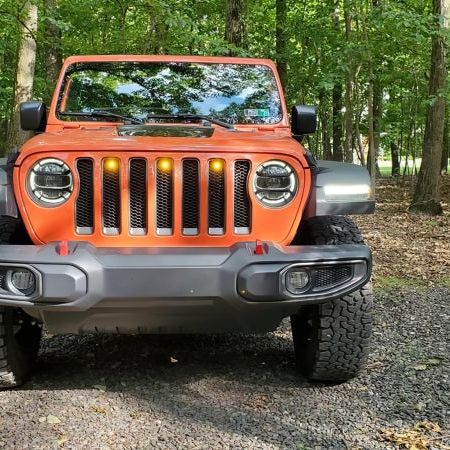 Oracle Pre-Runner Style LED Grille Kit for Jeep Gladiator JT - Amber SEE WARRANTY-tuningsupply.com