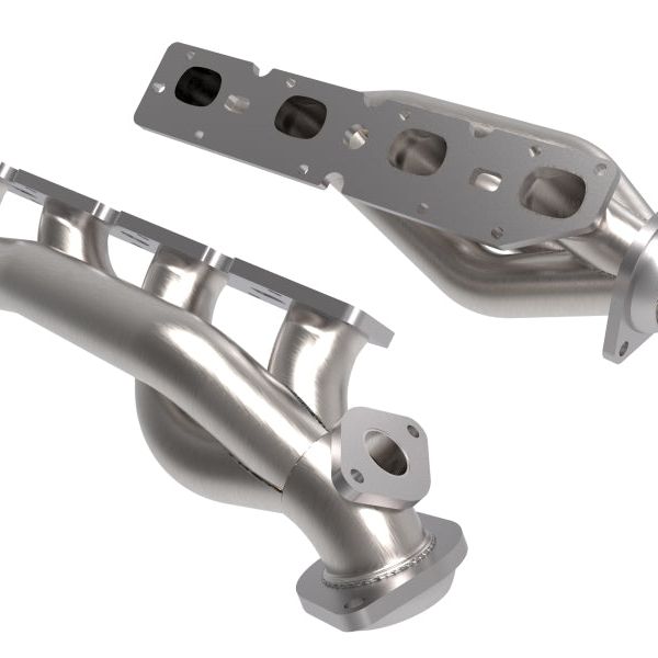 aFe Power Twisted Steel 304SS Shorty Header 19-21 Ram 2500/3500 V8-6.4L-tuningsupply.com