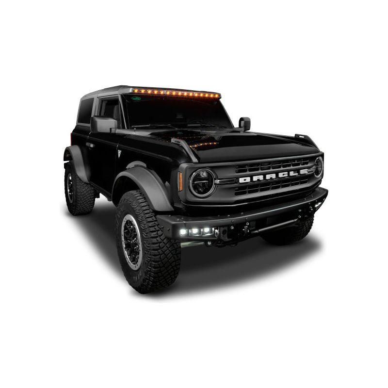 Oracle 2021+ Ford Bronco Integrated Windshield Roof LED Light Bar System SEE WARRANTY-tuningsupply.com