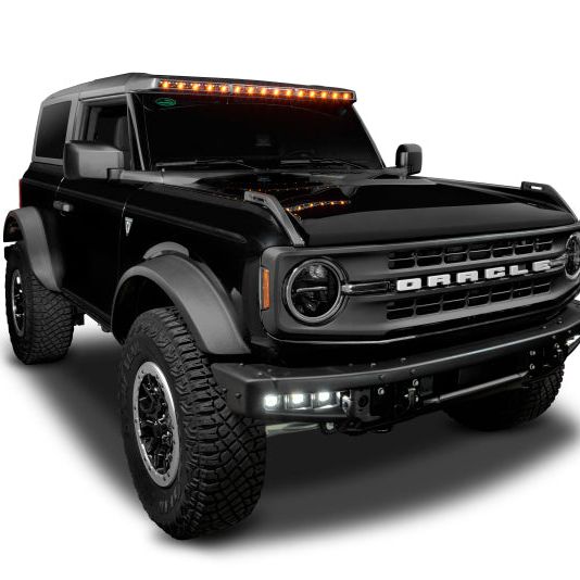 Oracle 2021+ Ford Bronco Integrated Windshield Roof LED Light Bar System SEE WARRANTY-tuningsupply.com