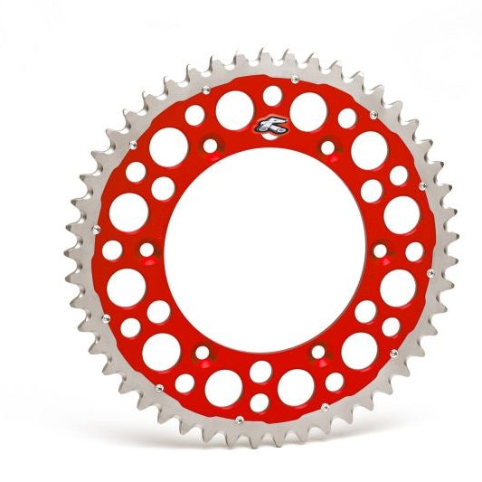 Renthal 92-24 Honda CR125R/250R/500R/ CRF250R/X/450R/RWE/RX Rear Twinring - Red 520-49P Teeth-Misc Powersports-Renthal-REN1540-520-49GPRD-SMINKpower Performance Parts