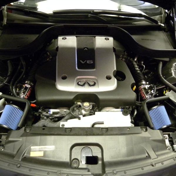 Injen 12 Infiniti G25 2.5L V6 Dual Black Short Ram Intake w/ MR Technology-tuningsupply.com