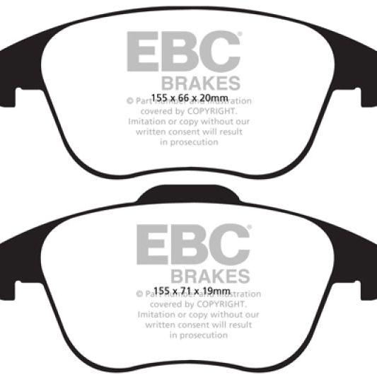 EBC 15 and up Audi Q3 2.0 Turbo Ultimax2 Front Brake Pads-tuningsupply.com