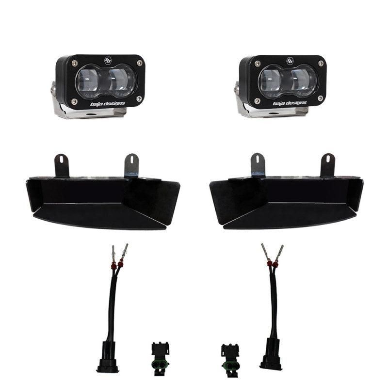 Baja Designs 19-22 Dodge RAM 2500/3500 S2 SAE Fog Pocket Light Kit - Clear-tuningsupply.com