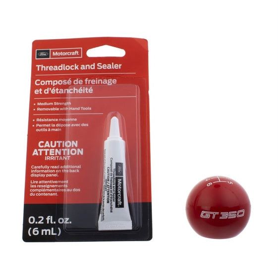 Ford Racing 15-19 Mustang GT350 Shift Knob 6-Speed - Red-tuningsupply.com