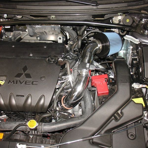 Injen 08-13 Lancer/Outlander Sport 2.0L 4 Cyl. Polished Short Ram Intake w/ MR Tech/Air Fusion-tuningsupply.com