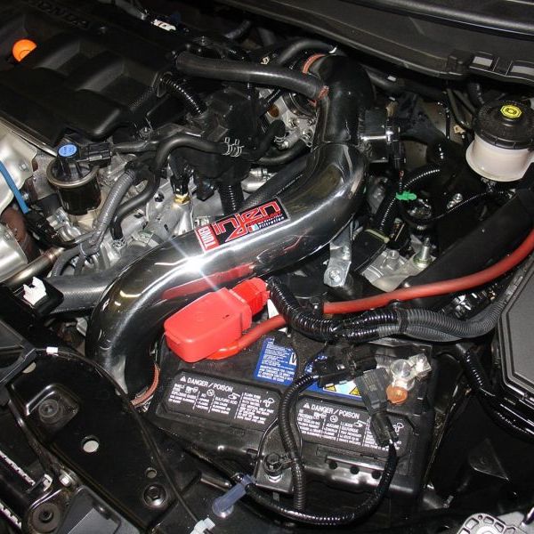 Injen 12-13 Honda Civic Polished Tuned Air Intake w/ MR Tech/Web Nano-Fiber Dry Filter-tuningsupply.com