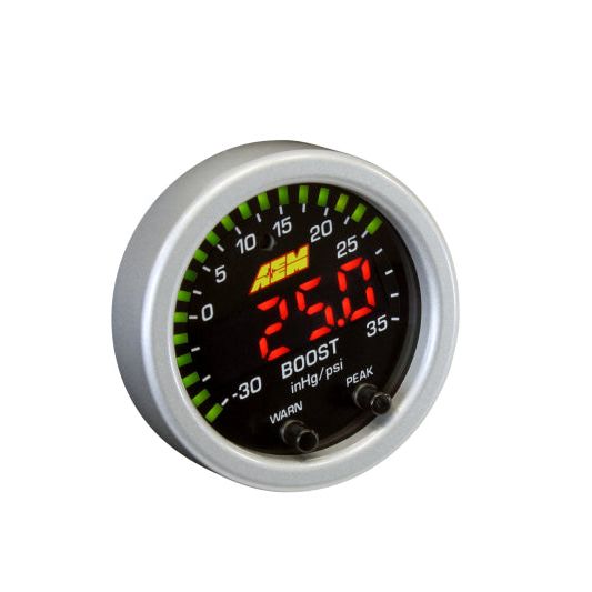 AEM X-Series Boost Pressure -30inHg 35psi Gauge-tuningsupply.com