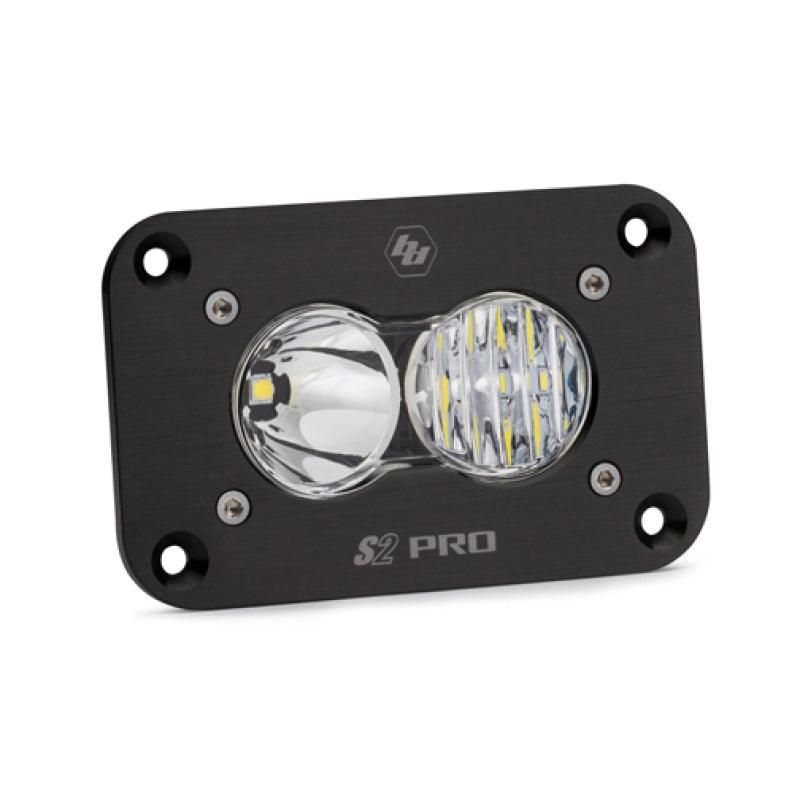 Baja Designs S2 Pro Flush Mount Driving Combo Pattern LED Work Light - Clear-tuningsupply.com