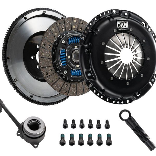 DKM Clutch VW GLI 1.8T 6-Spd Sprung Organic MB Clutch Kit w/Steel Flywheel (440 ft/lbs Torque)-tuningsupply.com