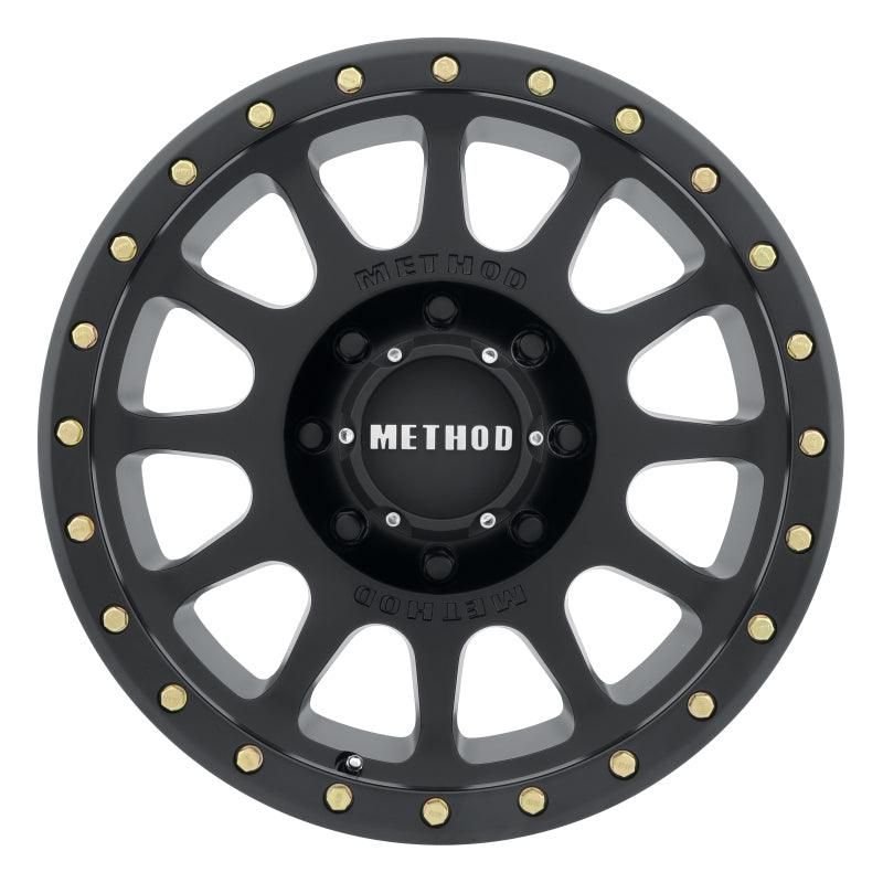 Method MR305 NV 20x10 -18mm Offset 8x180 130.81mm CB Matte Black Wheel-tuningsupply.com