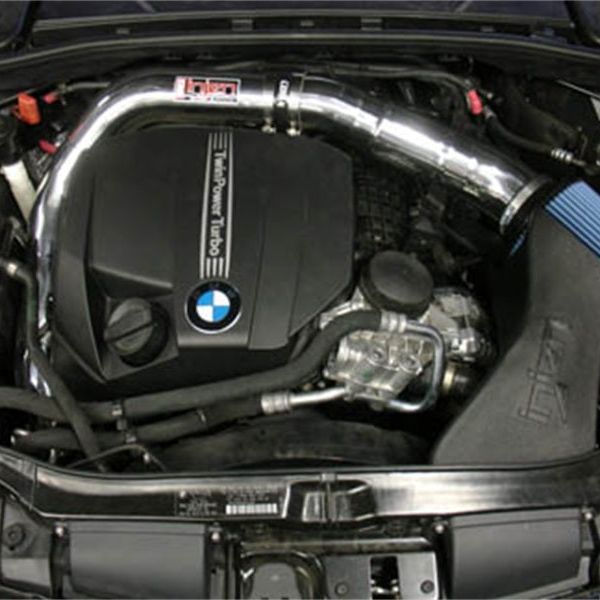 Injen 11 BMW E82 135i (N55) Turbo/E90 335i Polished Tuned Air Intake w/ MR Technology, Air Fusion-tuningsupply.com