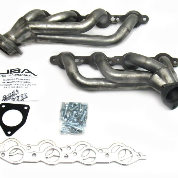 JBA 02-13 GM Truck 4.8L/5.3L LS Raw 409 Cat4Ward Header-tuningsupply.com