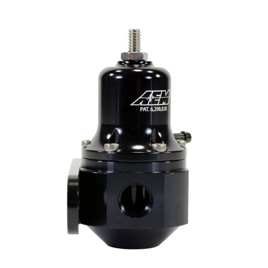 AEM High Capacity Universal Black Adjustable Fuel Pressure Regulator-tuningsupply.com