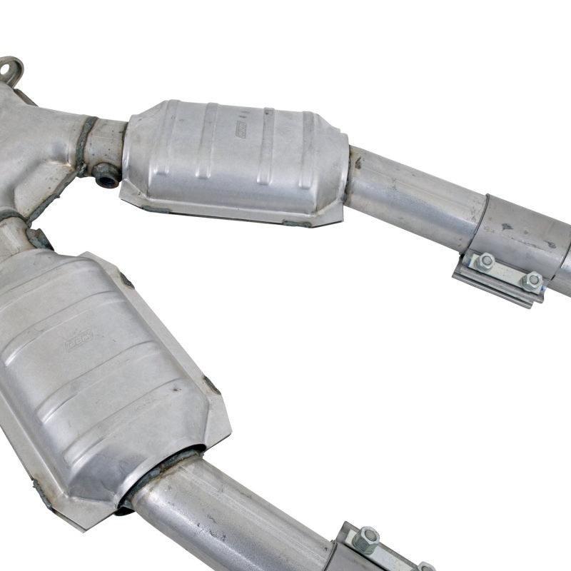 BBK 99-04 Mustang 4.6 GT / Cobra High Flow X Pipe With Catalytic Converters - 2-1/2-tuningsupply.com