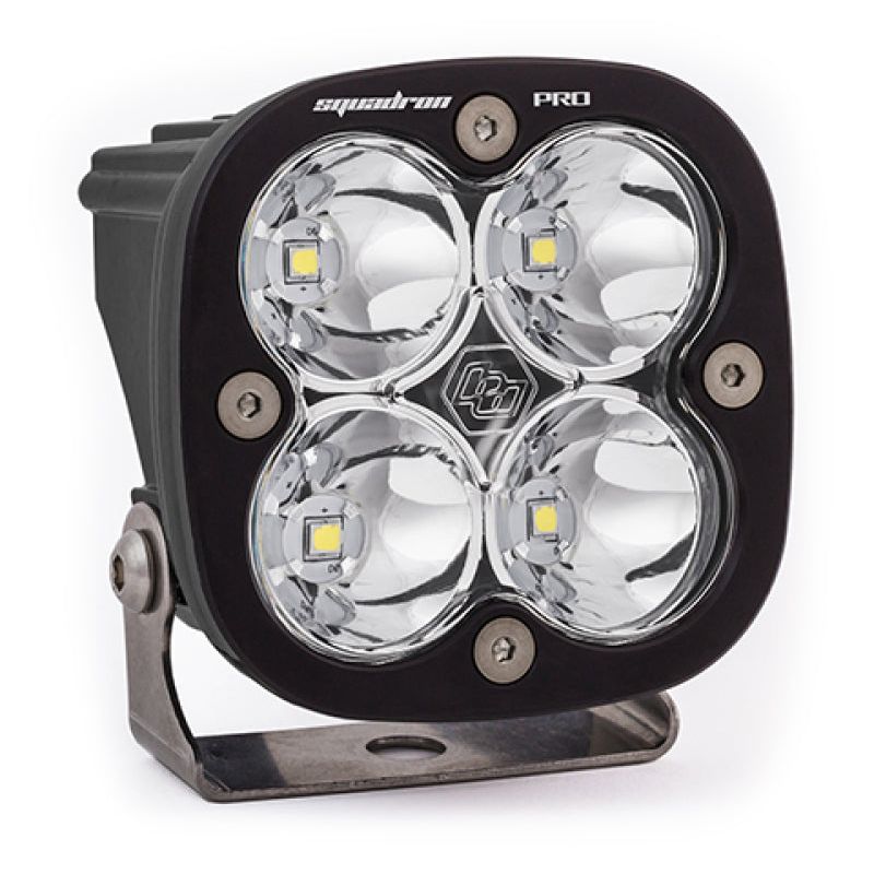 Baja Designs Squadron Pro Spot Pattern Black LED Light Pod - Clear-tuningsupply.com