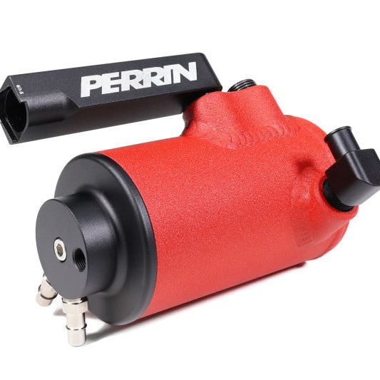 Perrin 22-23 Subaru WRX Air Oil Separator - Red-tuningsupply.com