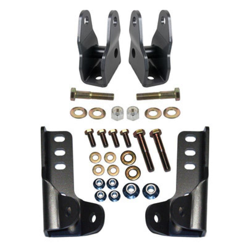 Synergy 07-18 JeepWrangler JK/JKU Front Lower Shock Extension Brackets - SMINKpower Performance Parts SYN8015 Synergy Mfg