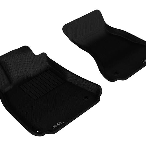 3D MAXpider 2009-2017 Audi A4/S4/RS4/A5/S5 Kagu 1st Row Floormat - Black-tuningsupply.com