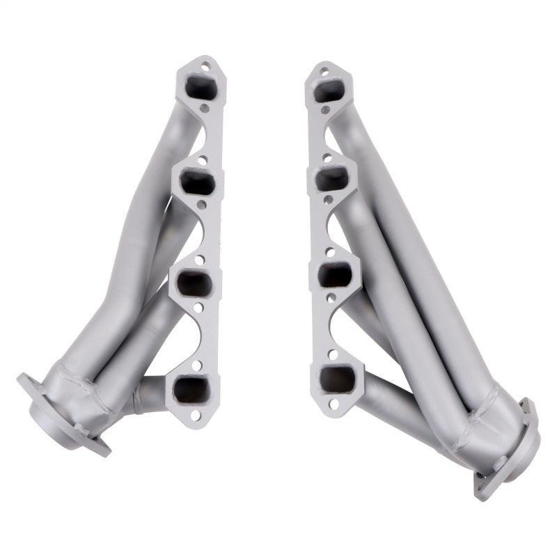 BBK 79-93 Mustang 351 Swap Shorty Unequal Length Exhaust Headers - 1-5/8 Titanium Ceramic-tuningsupply.com