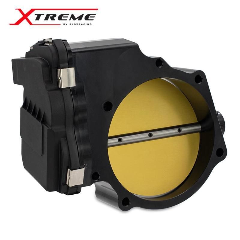 BLOX Racing 2015+ Dodge Hellcat / Jeep Trackhawk 6.2L 105mm Electronic Billet Throttle Body - Black-tuningsupply.com