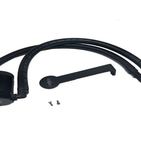 J&L 12-17 Jeep Wrangler JK 3.6L Passenger Side Oil Separator 3.0 - Black Anodized-tuningsupply.com