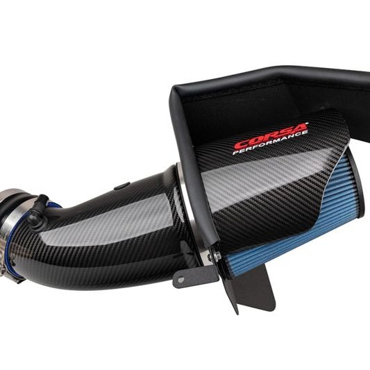 Corsa 19-23 Dodge Challenger SRT/Hellcat/Redeye/Demon Carbon Fiber Intake w/ MaxFlow Oiled Filter-tuningsupply.com