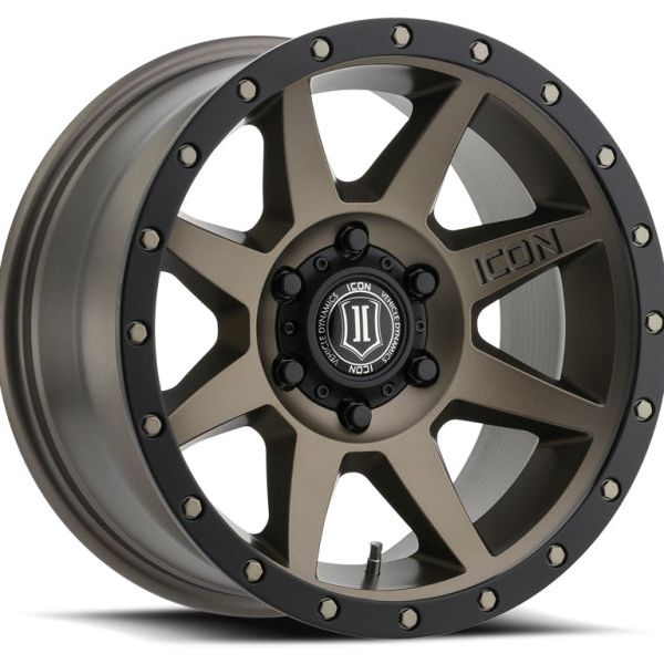 ICON Rebound 17x8.5 5x150 25mm Offset 5.75in BS 110.1mm Bore Bronze Wheel-tuningsupply.com