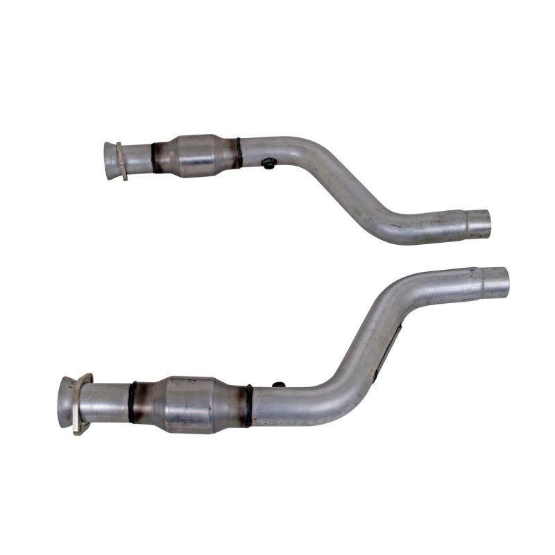 BBK 05-15 Dodge Challenger Charger Short Mid X Pipe w Catalytic Converters 2-3/4 For LT Headers-tuningsupply.com