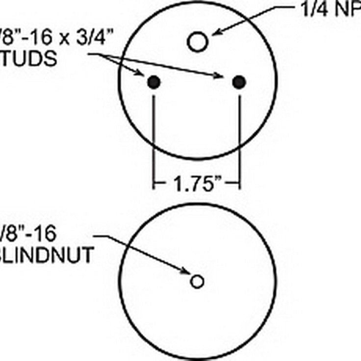 Firestone Ride-Rite Replacement Bellow 267C (For Kit PN 2071 / 2100 / 2153 / 2170) (W217606781)-tuningsupply.com