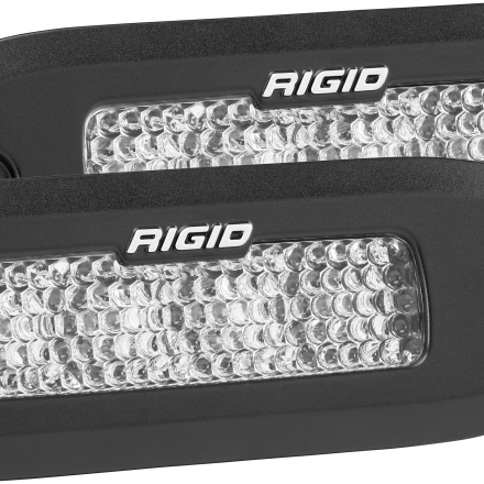 Rigid Industries SRQ - 60 Deg. Lens - White - Flush Mount - Set of 2-Light Bars & Cubes-Rigid Industries-RIG925513-SMINKpower Performance Parts