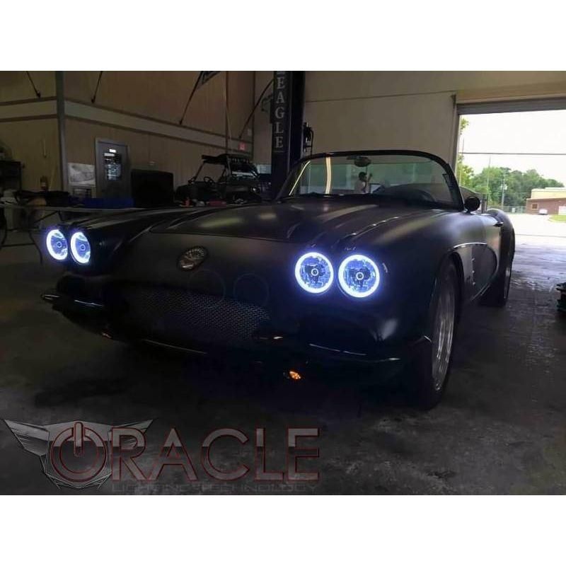 Oracle Pre-Installed Lights 5.75 IN. Sealed Beam - ColorSHIFT Halo - SMINKpower Performance Parts ORL6904-333 ORACLE Lighting