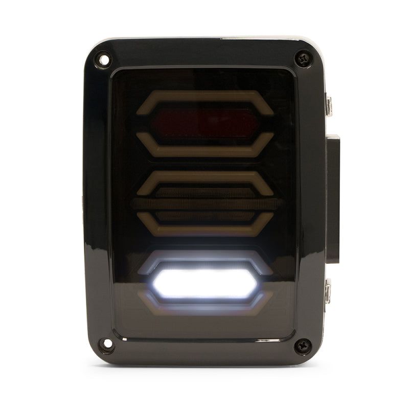 DV8 Offroad 07-18 Jeep Wrangler JK Octagon LED Tail Light-tuningsupply.com