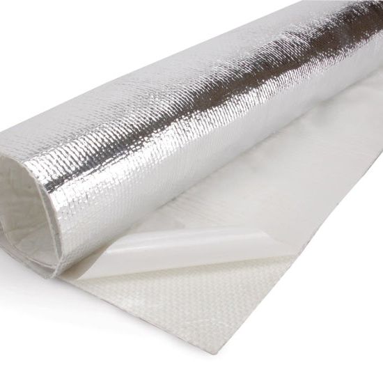 DEI Heat Screen 36in x 20in - Mylar Radiant Glass Fiber Matting w/Adhesive Backing-tuningsupply.com