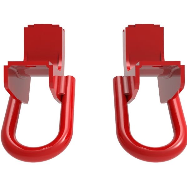 aFe Front Tow Hook Red 2022 Toyota Tundra 3.5L V6-tuningsupply.com