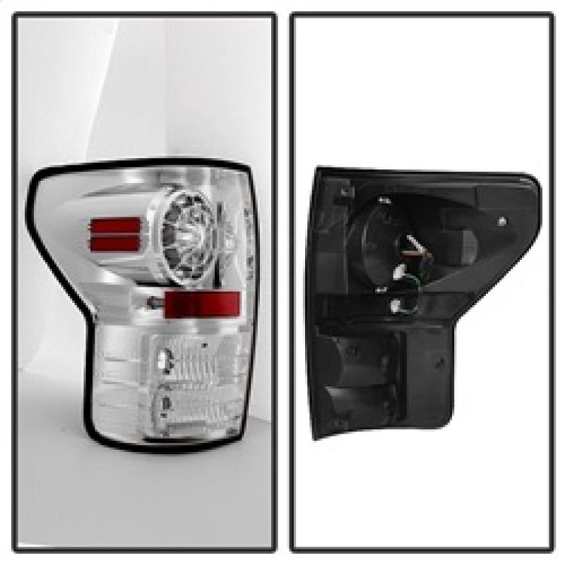 Spyder Toyota Tundra 07-13 LED Tail lights Chrome ALT-YD-TTU07-LED-C-Tail Lights-SPYDER-SPY5029591-SMINKpower Performance Parts