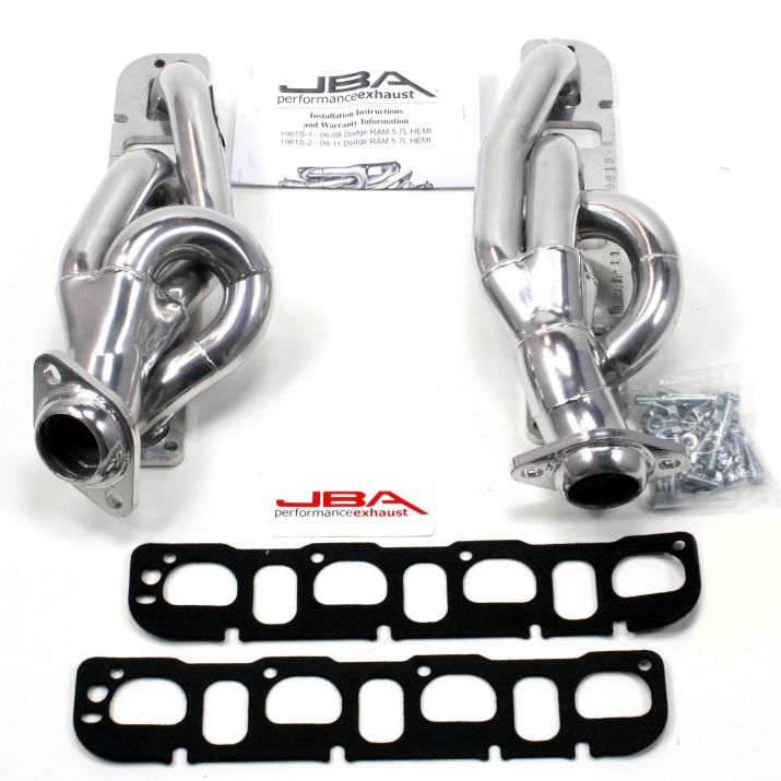 JBA 09-19 RAM 5.7L HEMI 1-5/8in Primary Silver Ctd Cat4Ward Header-tuningsupply.com