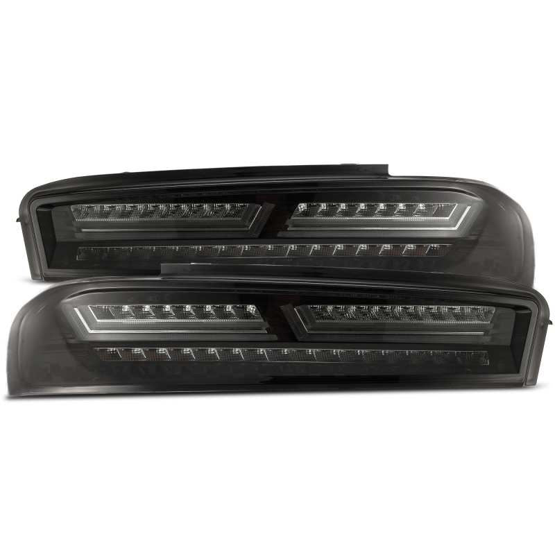 AlphaRex 16-18 Chevrolet Camaro PRO-Series LED Tail Lights Jet Black-tuningsupply.com