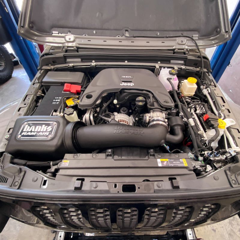 Banks Power 18-20 Jeep 3.6L Wrangler (JL) Ram-Air Intake System - Dry Filter-tuningsupply.com