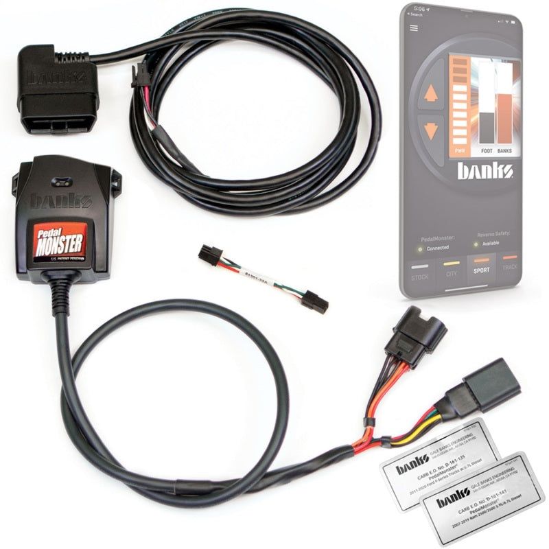 Banks Power Pedal Monster Kit (Stand-Alone) - Molex MX64 - 6 Way - Use w/Phone-tuningsupply.com