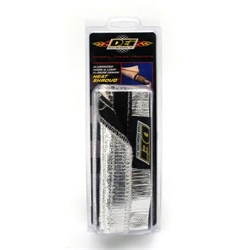 DEI Heat Shroud 1in I.D. x 3ft - Aluminized Sleeving - Hook and Loop Edge-tuningsupply.com