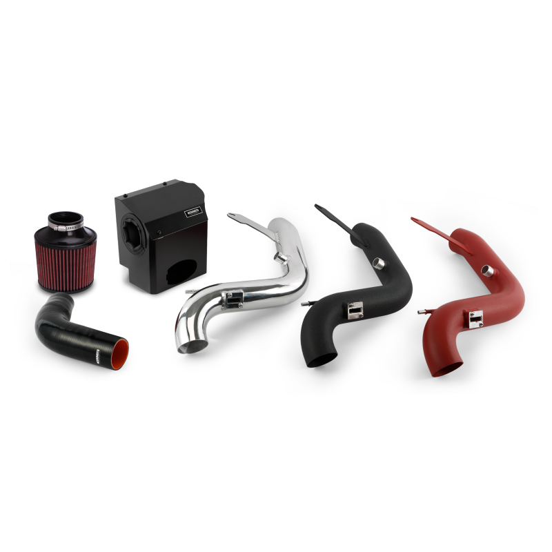 Mishimoto 14-15 Ford Fiesta ST 1.6L Performance Air Intake Kit - Wrinkle Red-tuningsupply.com