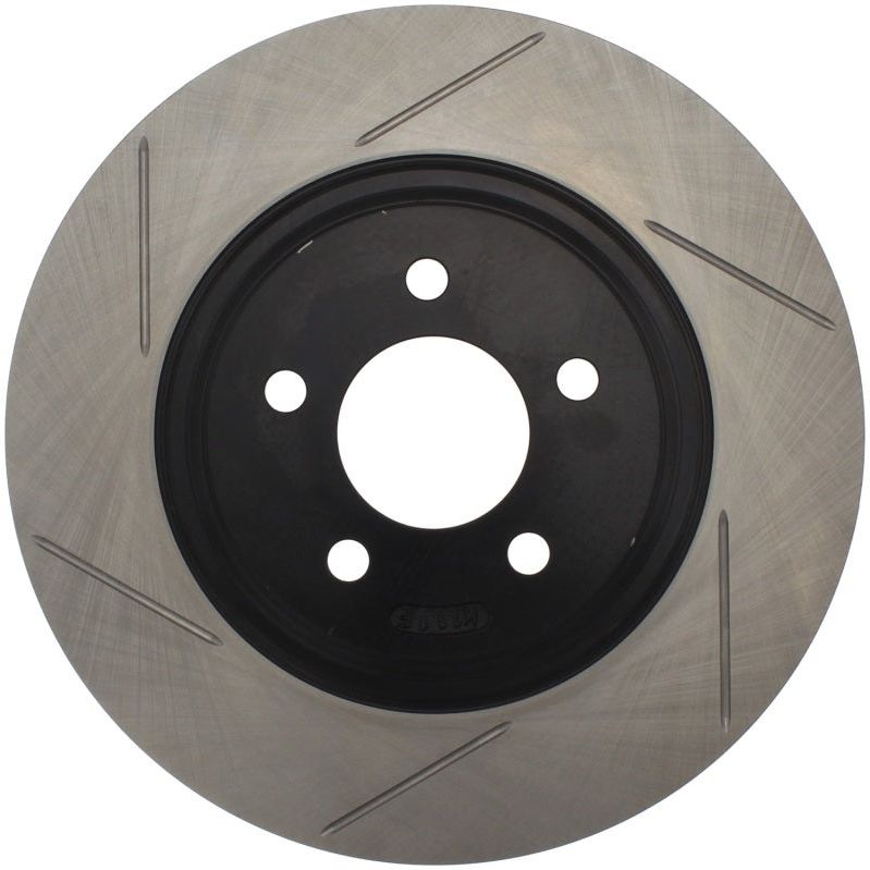 StopTech Power Slot 94-04 Ford Mustang Front Right Slotted Rotor-Brake Rotors - Slotted-Stoptech-STO126.61045SR-SMINKpower Performance Parts